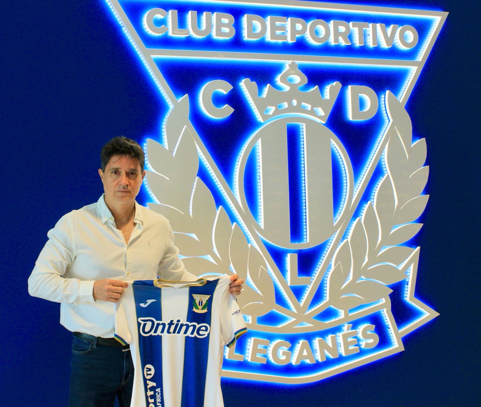 Germán Enrici en las instalaciones del CD Leganés